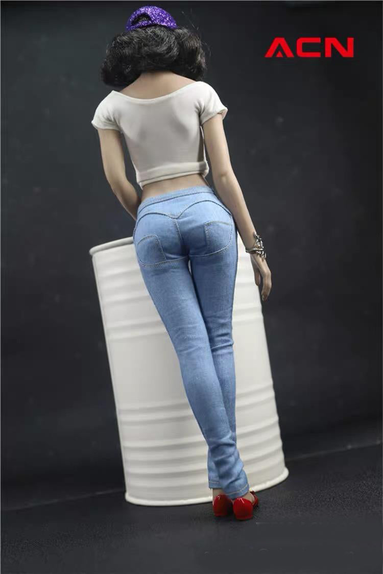 1/6 Female Clothes Woman Jean Slacks Pants Trousers