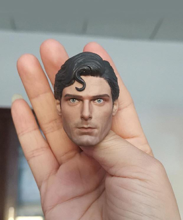 1/6 Head Sculpt Classic Christopher Reeve Superman