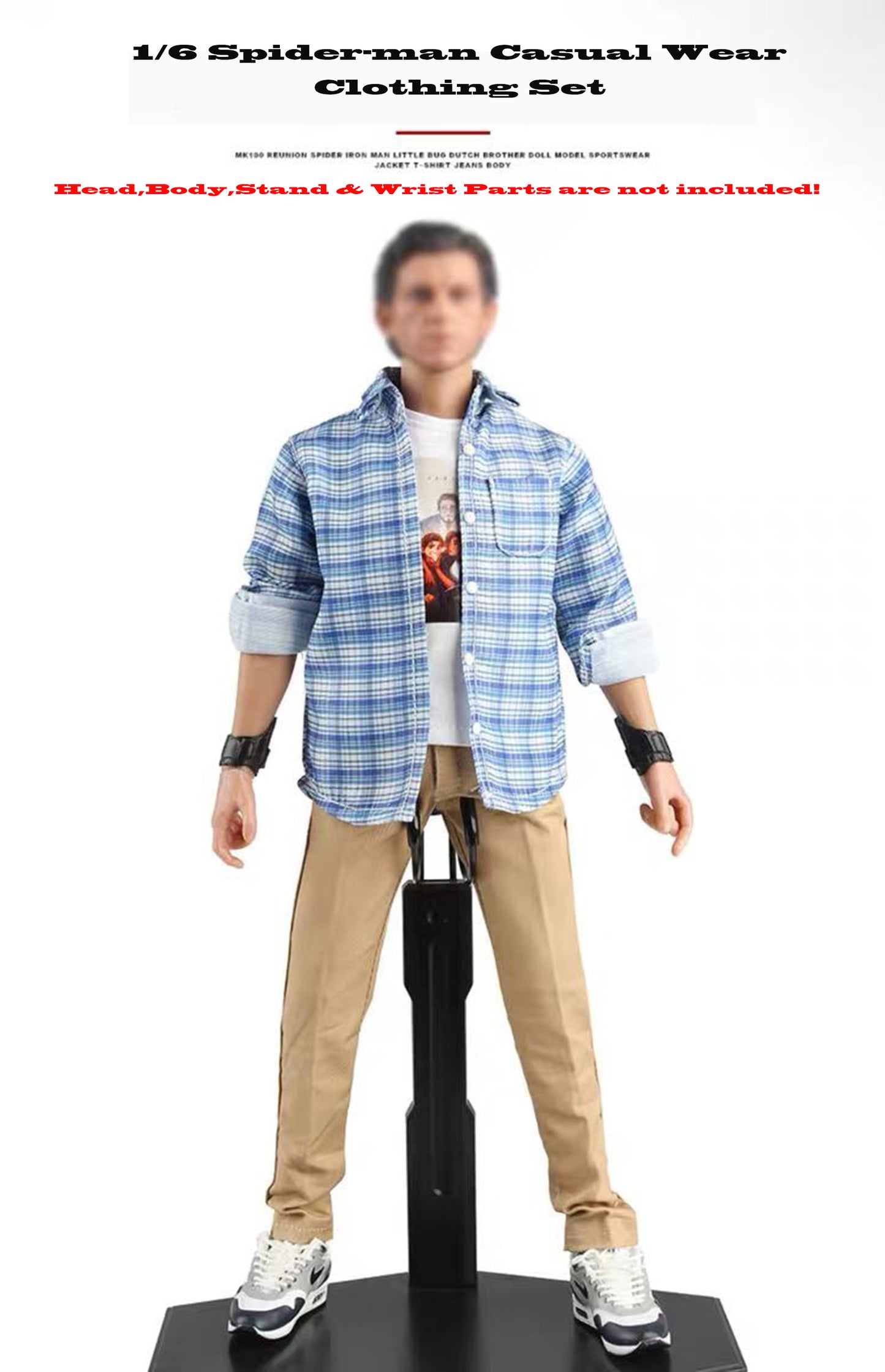 1/6 Clothing- Tom Holland Casual Wear Set For 12" Action Figurre