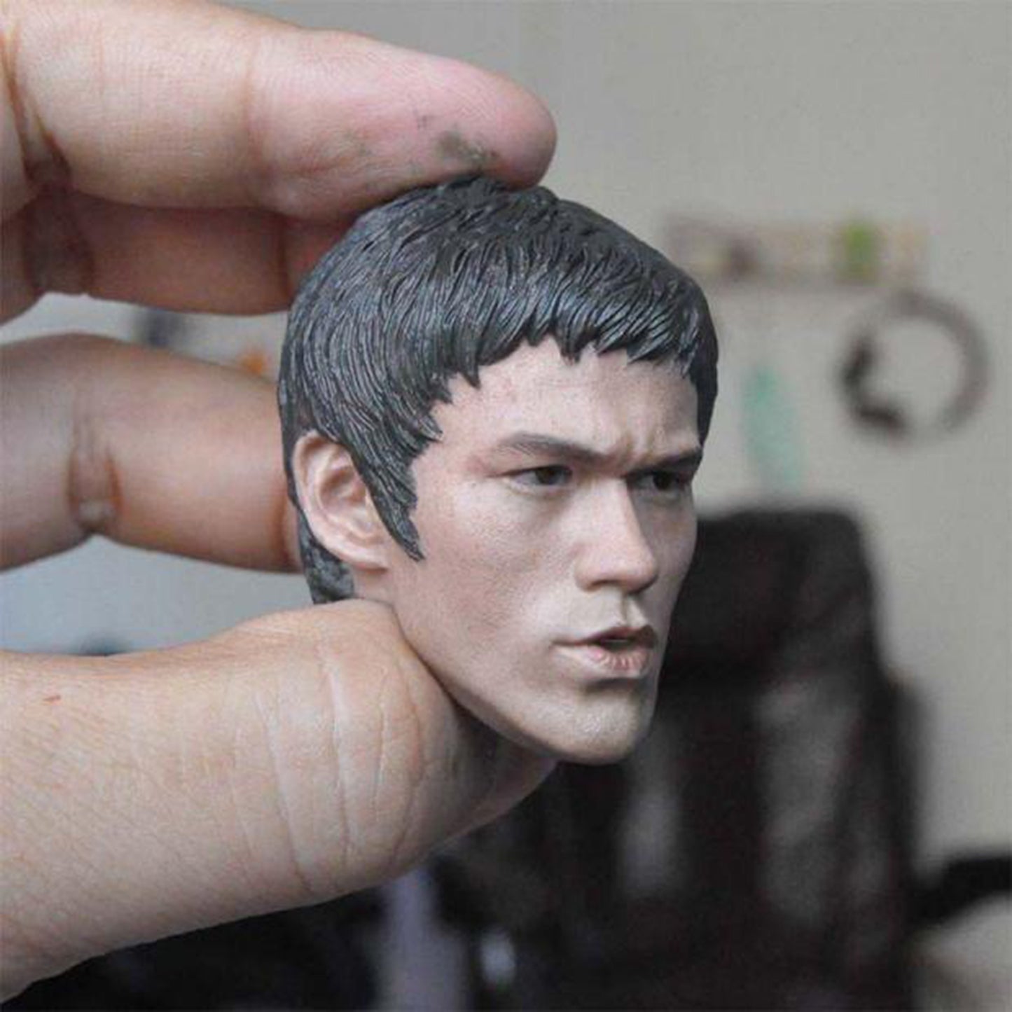 1:6 Scale Way of the Dragon Bruce Lee Head Sculpt