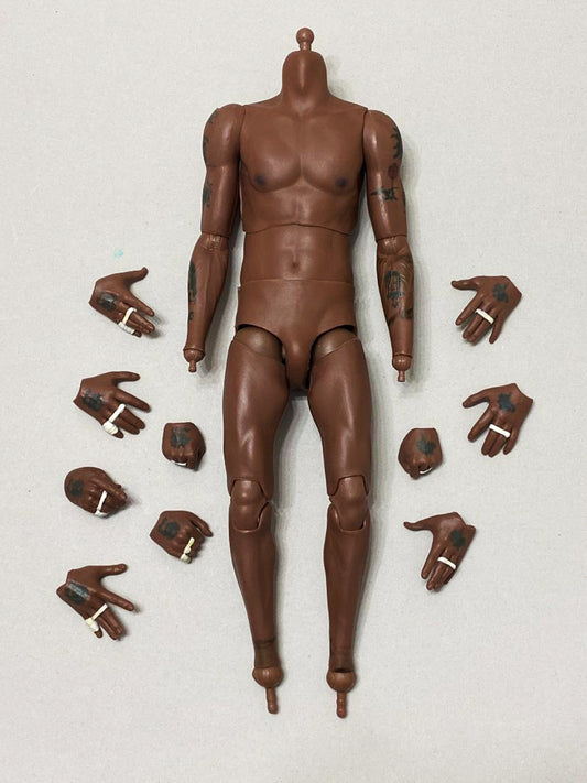 1:6 NBA Chicago Bulls Dennis Rodman Tattoos Body