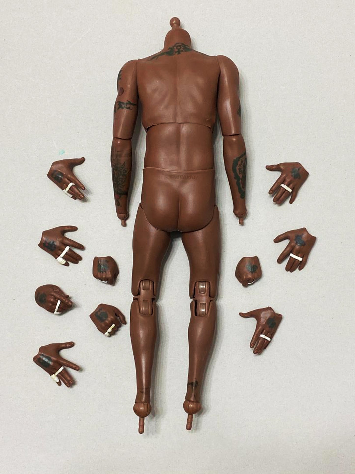 1:6 NBA Chicago Bulls Dennis Rodman Tattoos Body