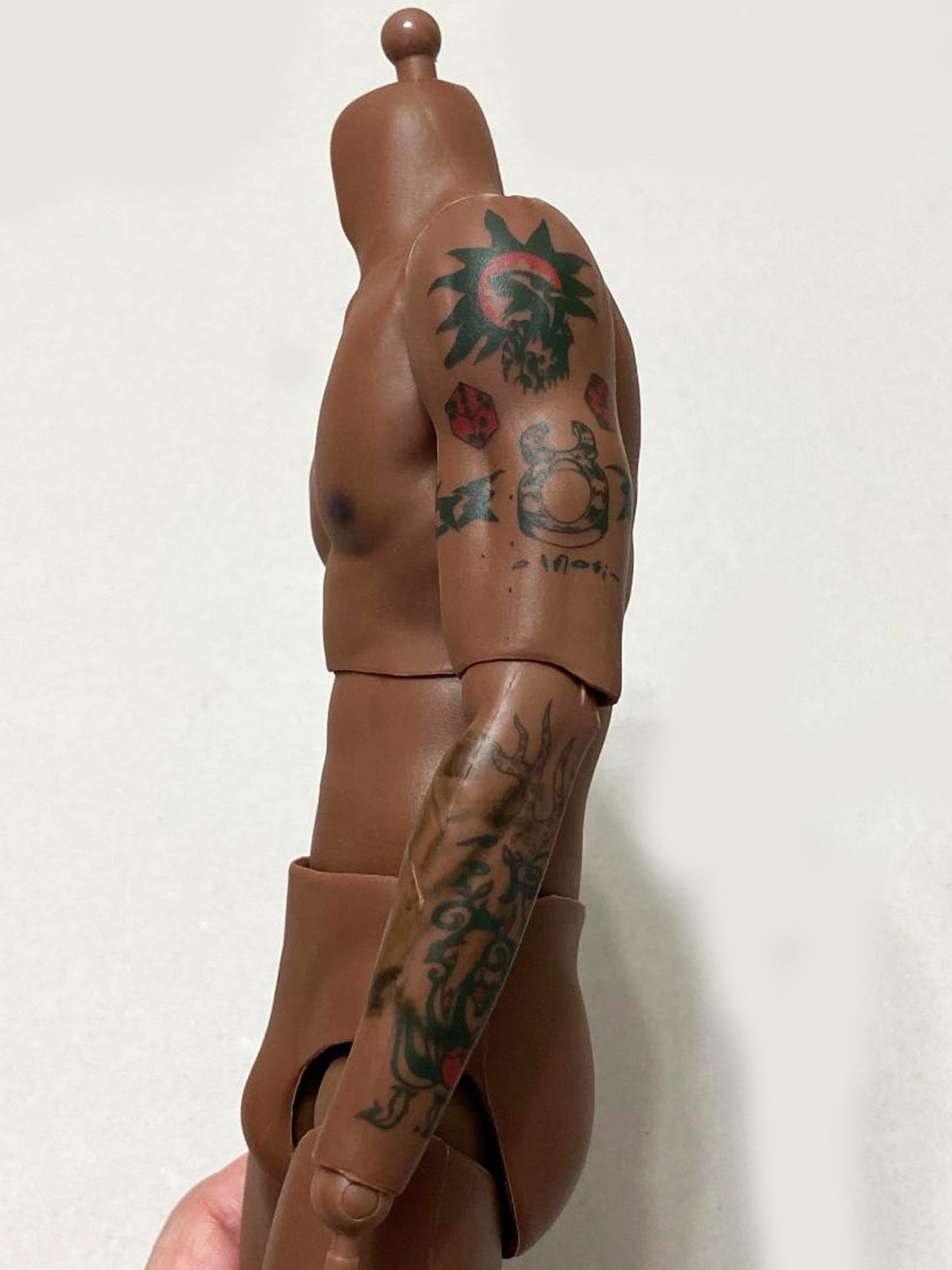 1:6 NBA Chicago Bulls Dennis Rodman Tattoos Body