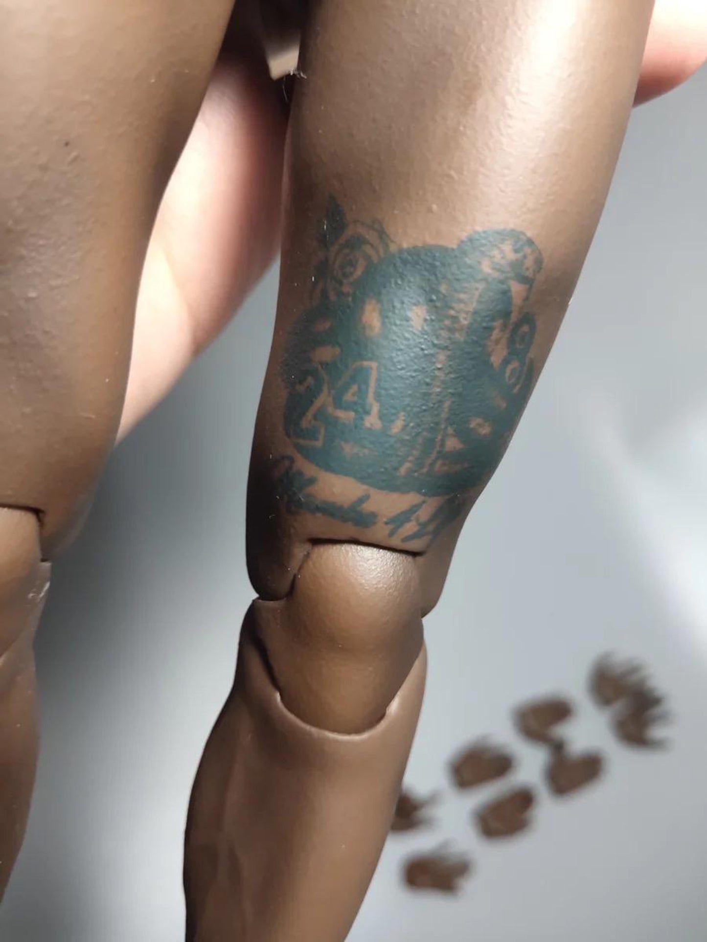 1/6 NBA LeBron James Tattoos Nude Body