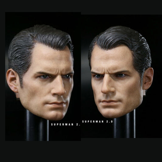 1/6 Superman Henry Cavill Head Sculpt for HOT TOYS