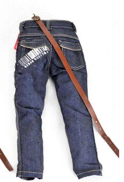 1/6 Clothes- Male Classic Jeans with Belt for 12" Action Figure