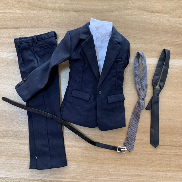 1:6 Scale Clothing Men Suit/Female Secretary Suit Set